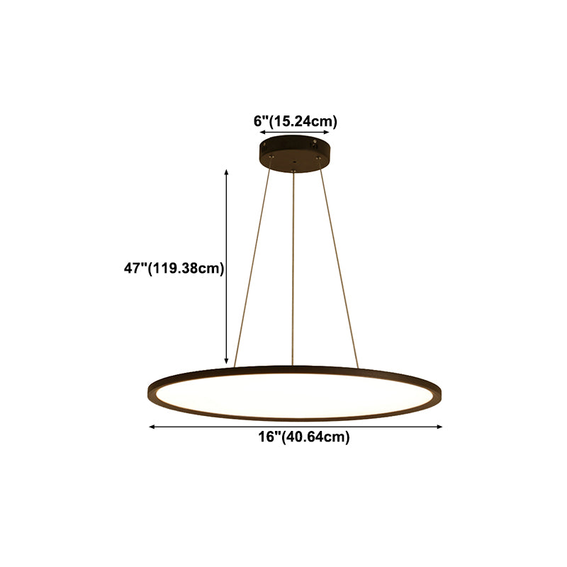 Modern Style Hanging Lighting Fixture Household Simple Chandelier for Sitting Room