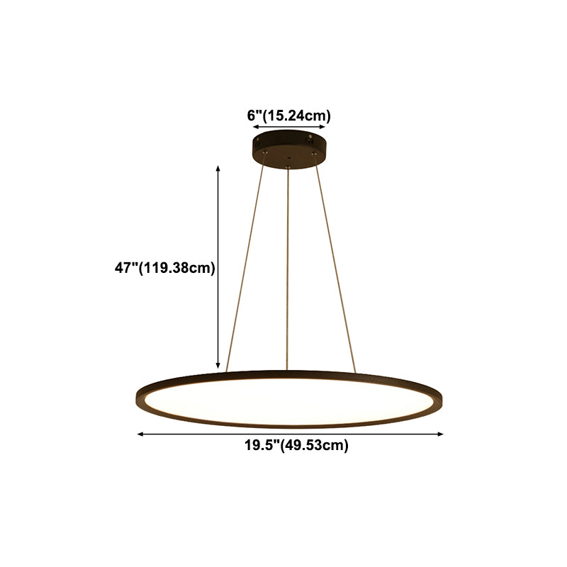 Modern Style Hanging Lighting Fixture Household Simple Chandelier for Sitting Room