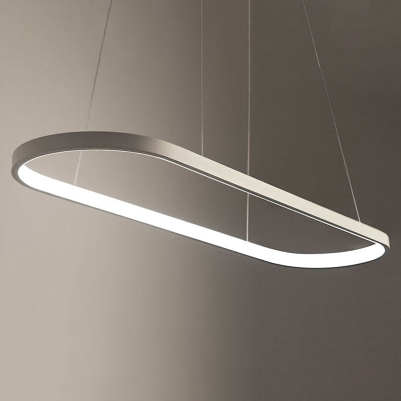 Modern Style Simple LED Hanging Lighting Fixture Household Chandelier for Sitting Room