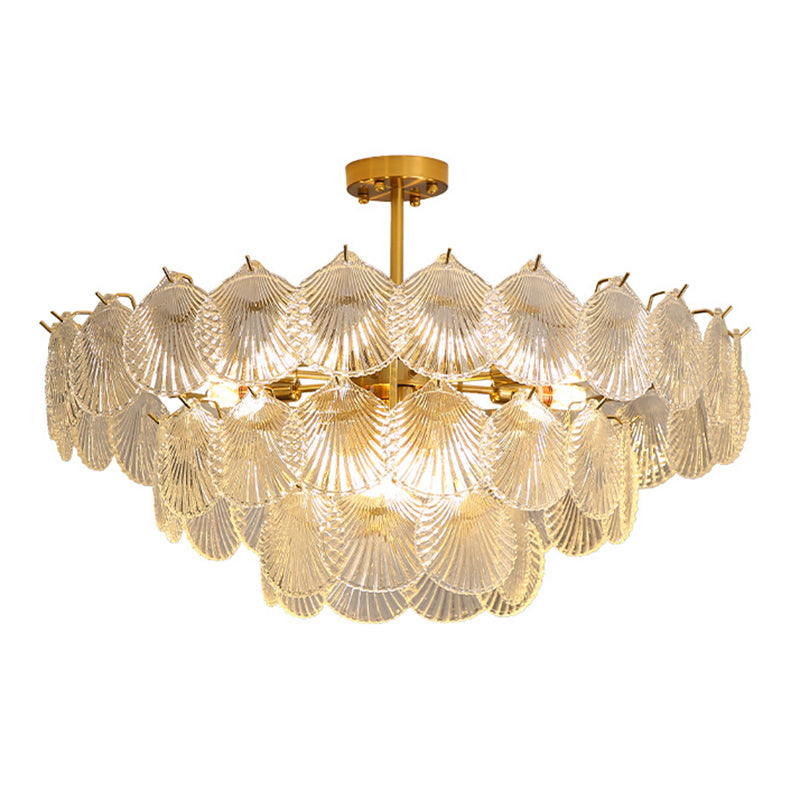 Glass Chandelier Pendant Light Nordic Style Hanging Light Fixture