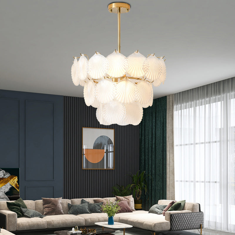 Glass Chandelier Pendant Light Nordic Style Hanging Light Fixture