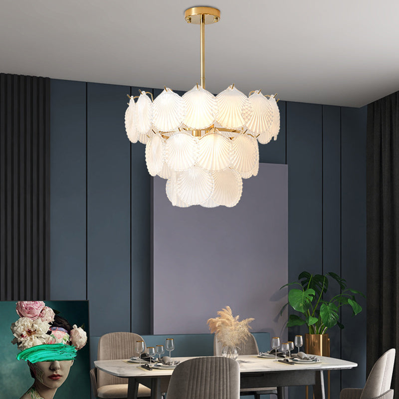 Glass Chandelier Pendant Light Nordic Style Hanging Light Fixture