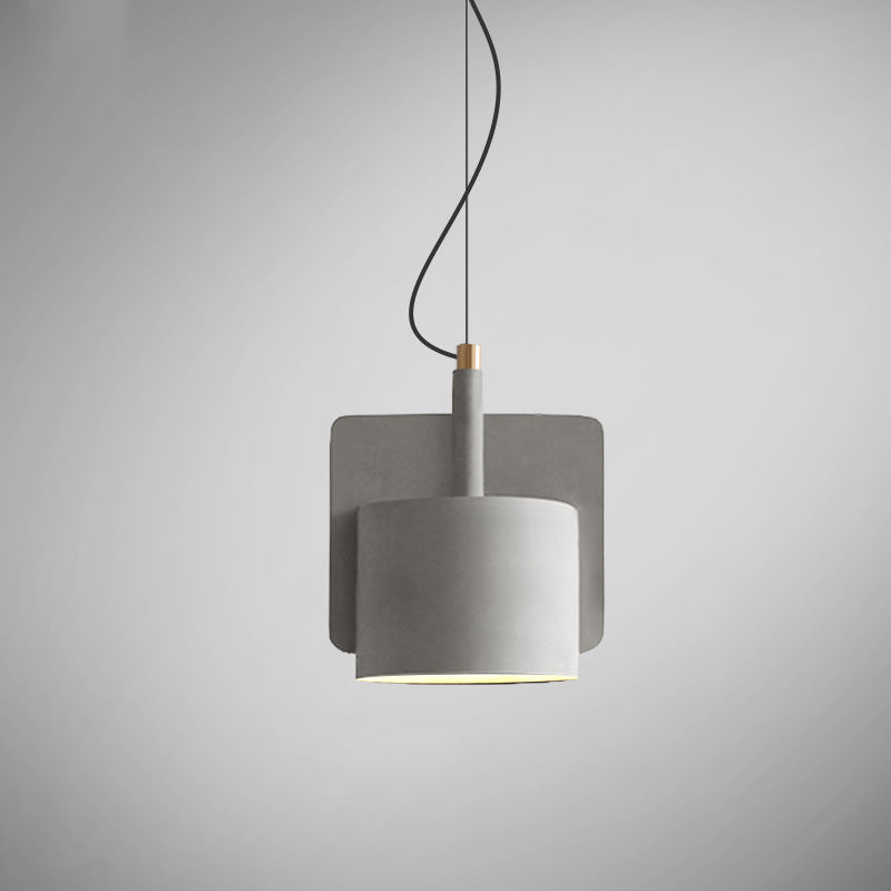 Cement Hanging Pendant Light Nordic Style Suspension Pendant Light