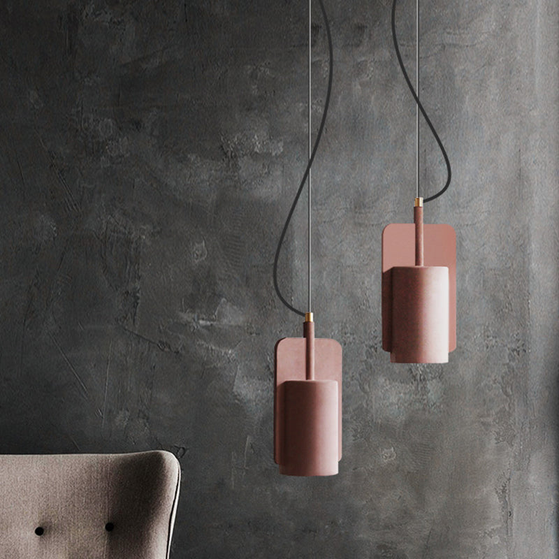 Cement Hanging Pendant Light Nordic Style Suspension Pendant Light