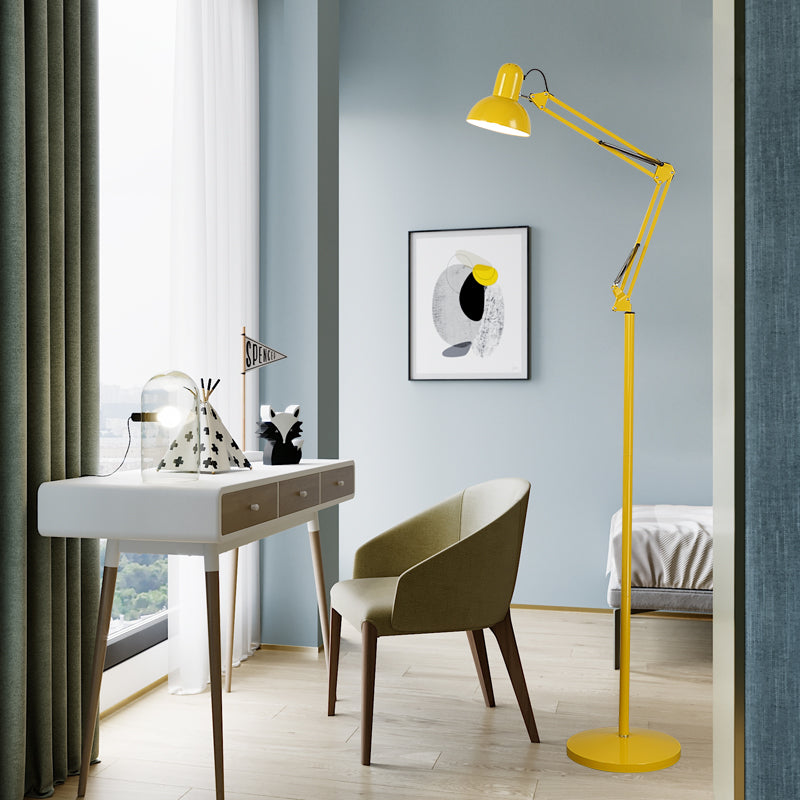 Vloer staande lamp moderne stijl vloerlicht met metalen schaduw