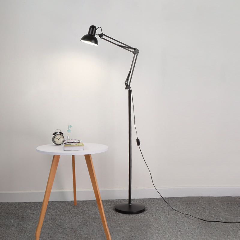 Vloer staande lamp moderne stijl vloerlicht met metalen schaduw