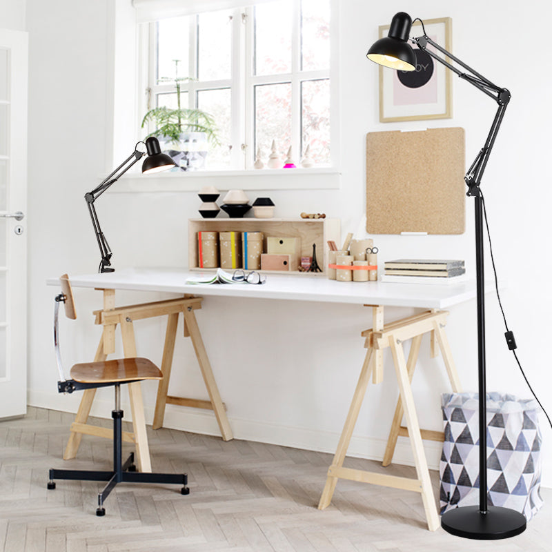 Vloer staande lamp moderne stijl vloerlicht met metalen schaduw