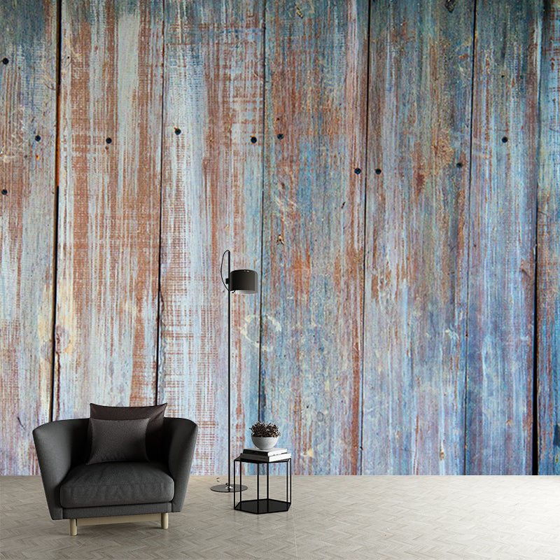 Modern Photography Mural Wallpaper Wood Texture Indoor Wall Mural