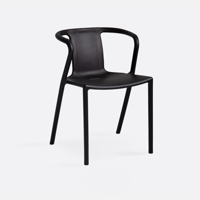 Contemporary Style Chair Dining Armless Plastic Chairs for Kitchen