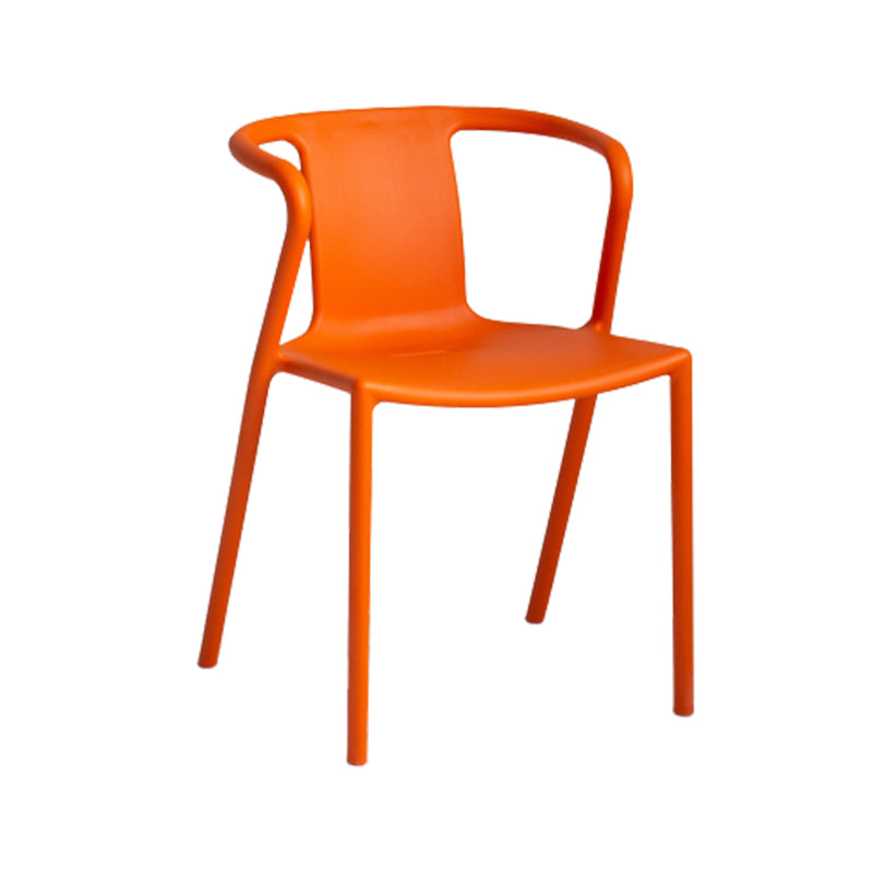 Contemporary Style Chair Dining Armless Plastic Chairs for Kitchen