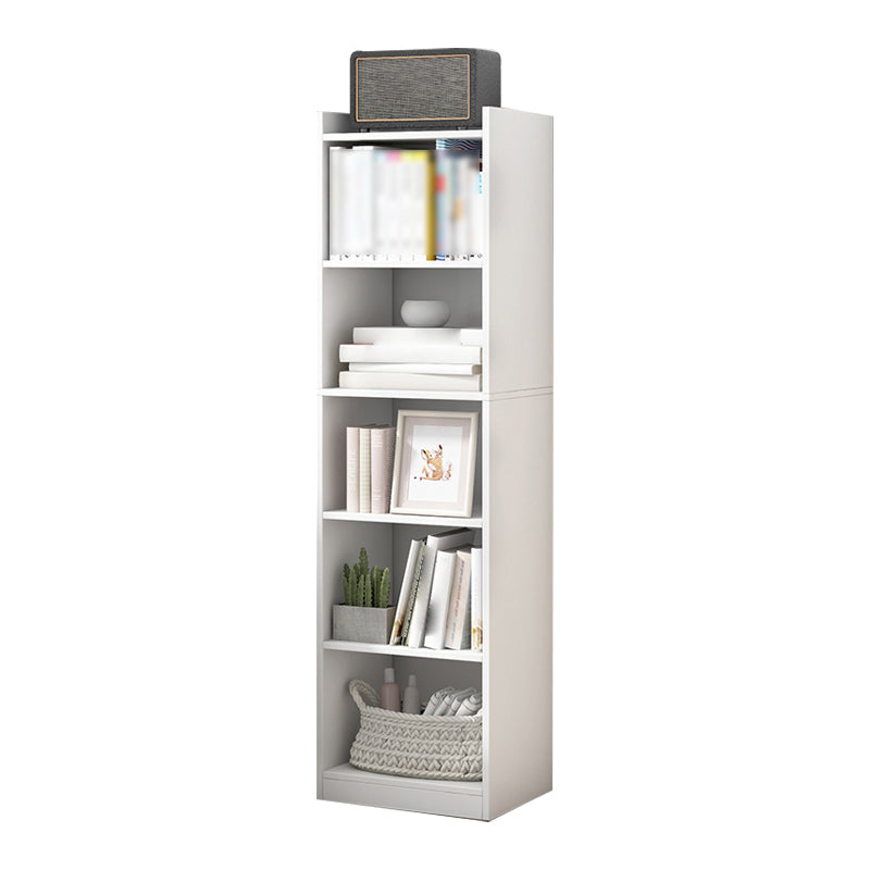 Manufactured Wood Scandinavian Bookshelf Vertical Bookcase for Home