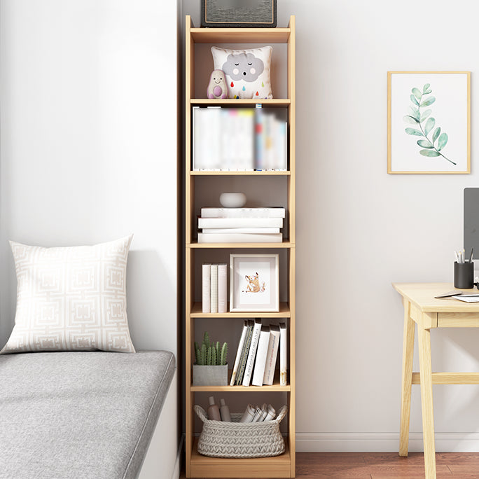 Manufactured Wood Scandinavian Bookshelf Vertical Bookcase for Home