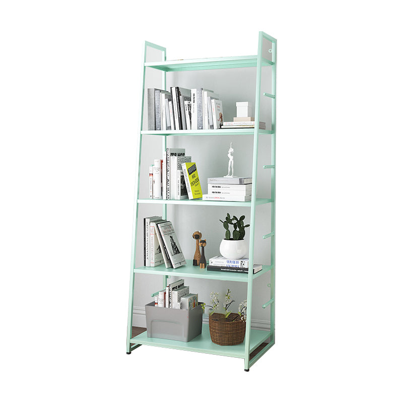 55.51"H Bookshelf Scandinavian Style Open Back Bookcase for Home Office