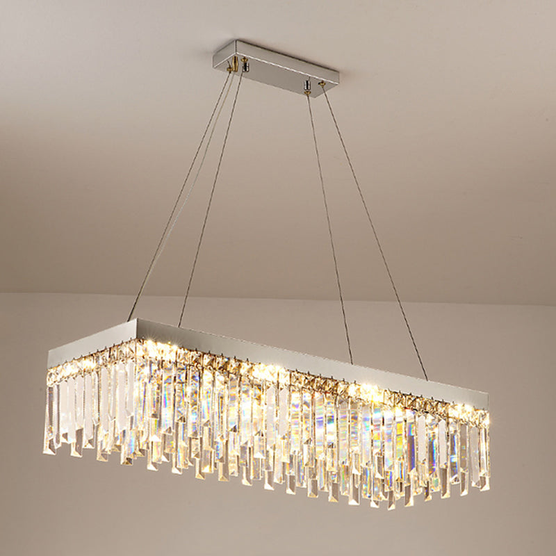 Crystal Geometric Flush Mount Lights Modern Style 1 Light Flush Mount Fixture