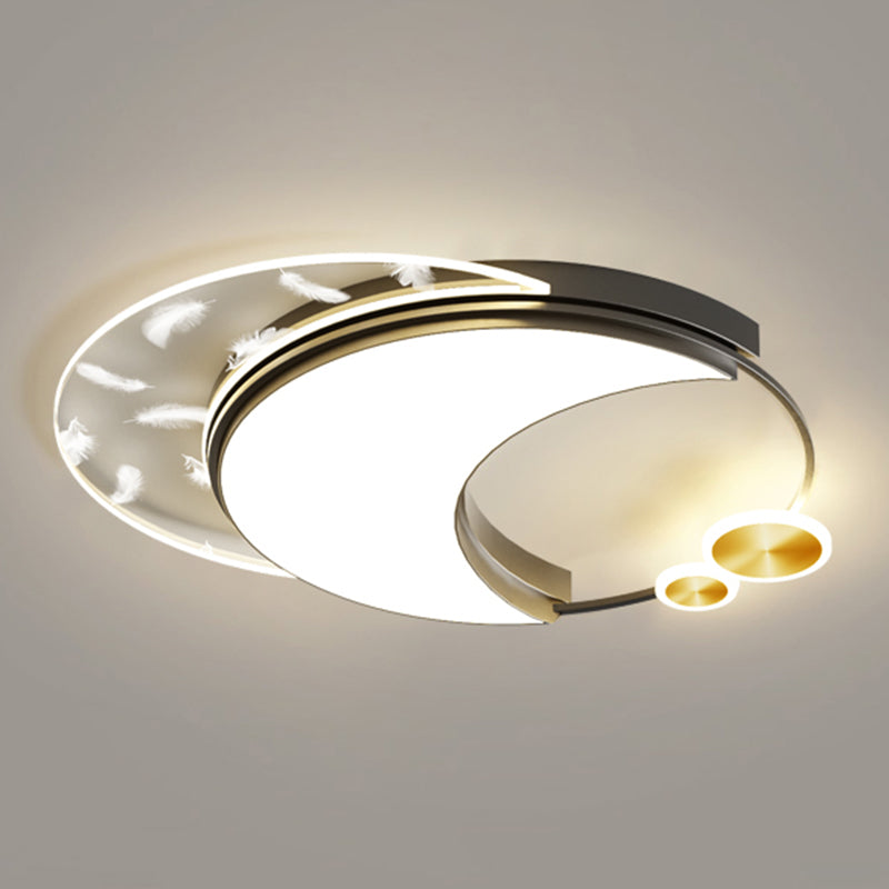 Modern Ceiling Light Fixture Simplicity Style LED Metal Flush Mount Ceiling Lamp