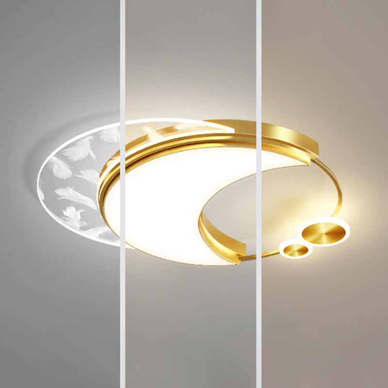 Modern Ceiling Light Fixture Simplicity Style LED Metal Flush Mount Ceiling Lamp