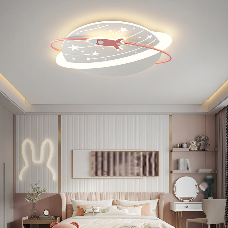 Modern Style Unique Shape Ceiling Fixtures Metal 2 Light Ceiling Mounted Lights