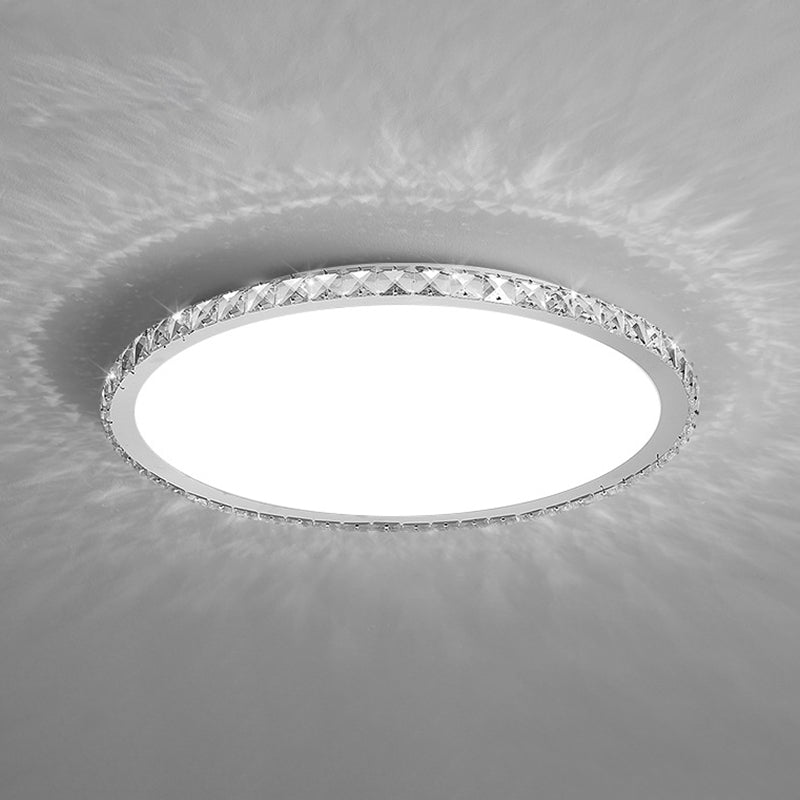 1-Light Ceiling Lamp Modern Style Crystal Ceiling Lighting for Living Room