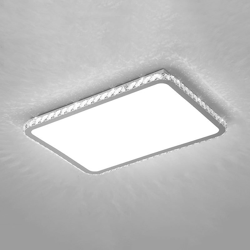 Lampada a soffitto a 1 luce Moderna illuminazione a soffitto in cristallo per soggiorno