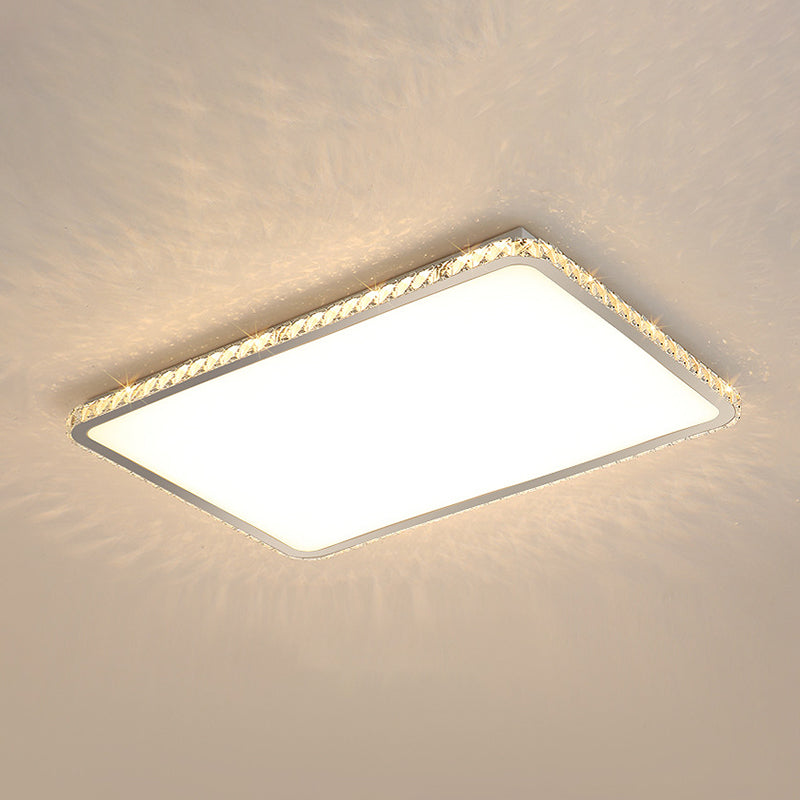 Lampada a soffitto a 1 luce Moderna illuminazione a soffitto in cristallo per soggiorno