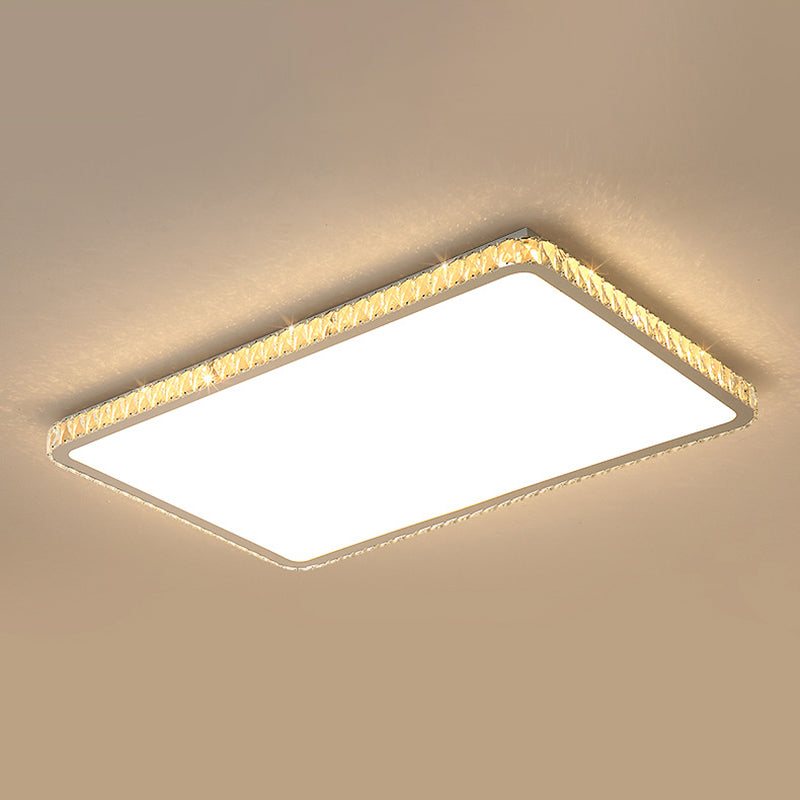 Lámpara de techo de 1 luz iluminación de techo de cristal de estilo moderno para sala de estar