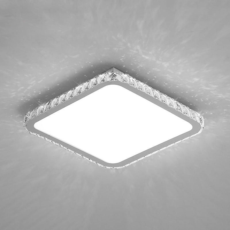 Lampada a soffitto a 1 luce Moderna illuminazione a soffitto in cristallo per soggiorno