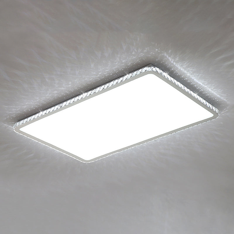 Lampada a soffitto a 1 luce Moderna illuminazione a soffitto in cristallo per soggiorno