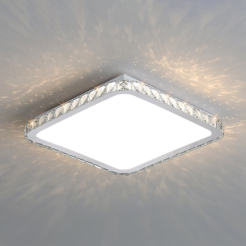 Lampada a soffitto a 1 luce Moderna illuminazione a soffitto in cristallo per soggiorno