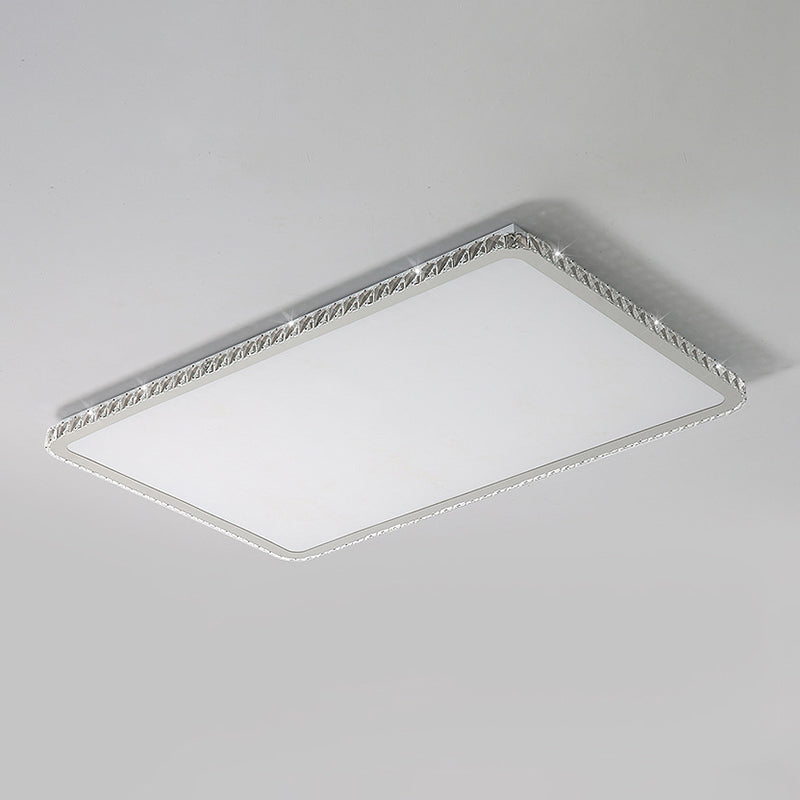 Lámpara de techo de 1 luz iluminación de techo de cristal de estilo moderno para sala de estar