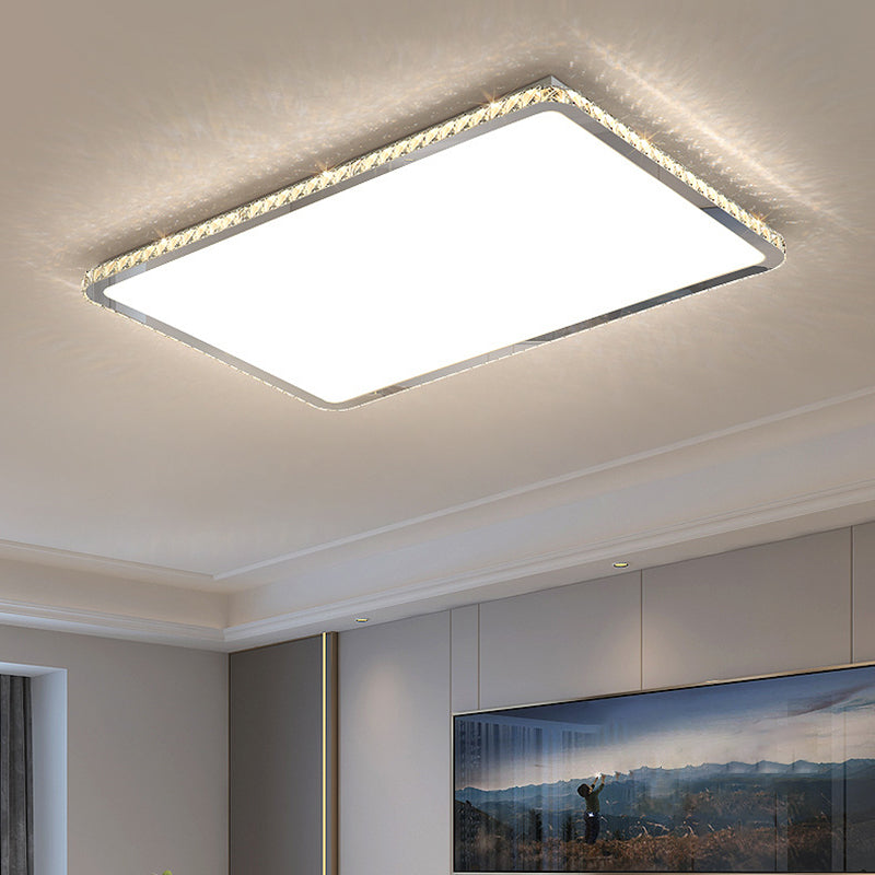 Lampada a soffitto a 1 luce Moderna illuminazione a soffitto in cristallo per soggiorno