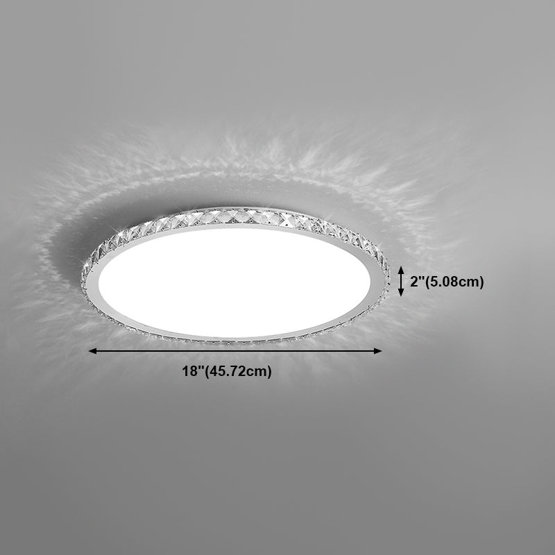 Lámpara de techo de 1 luz iluminación de techo de cristal de estilo moderno para sala de estar