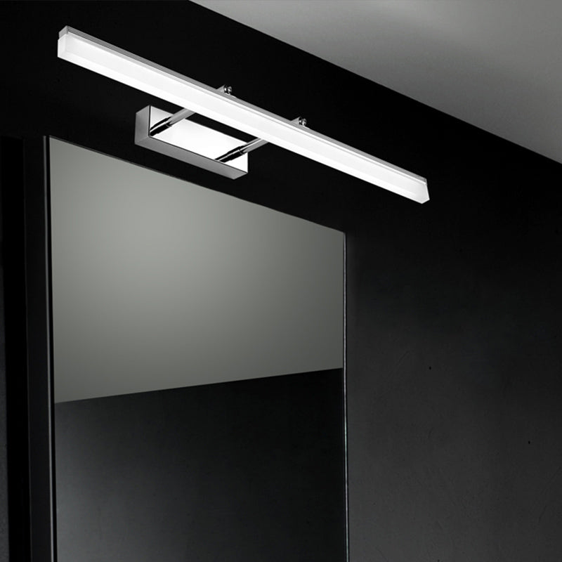 Moderne stijl strip vorm muurverlichting metaal 1 lichte wandwanden voor badkamer