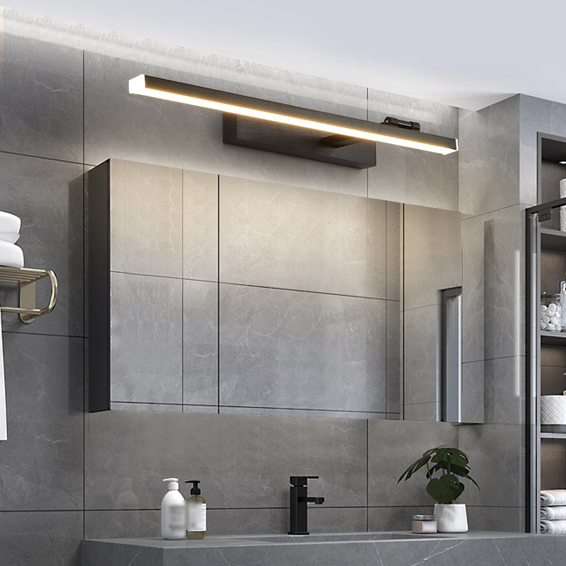 SCONCE LIMPTE BEVERING Eenvoudig LED metalen wandmontage Licht voor badkamer