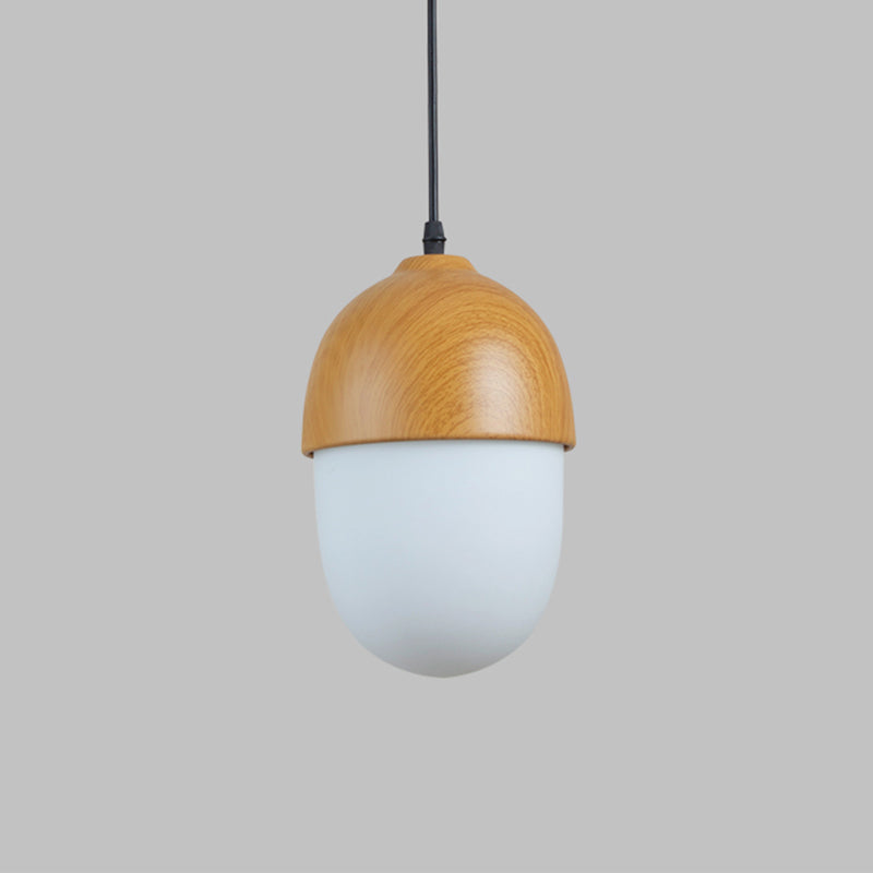 Wood Hanging Pendant Light Nordic-Style Suspension Pendant Light