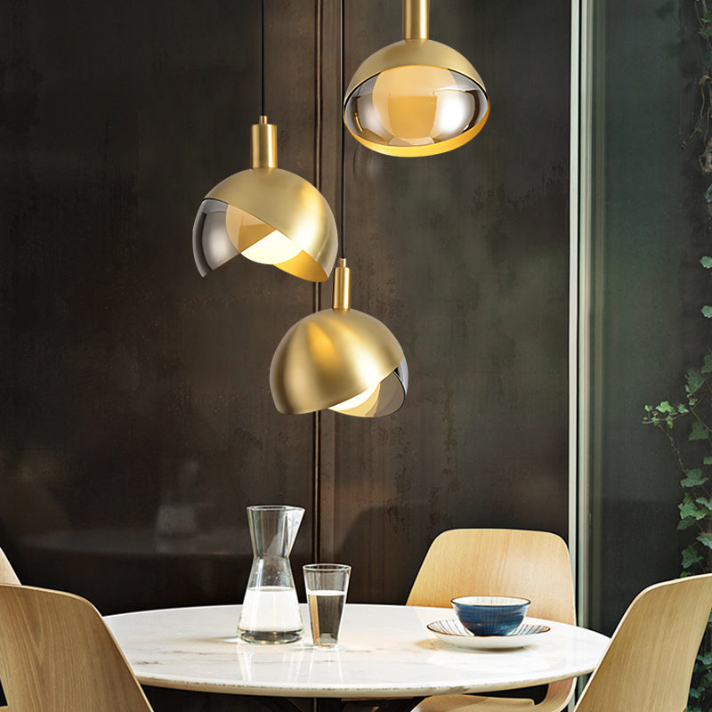 Metal Hanging Pendant Light Simple Style Suspension Pendant Light