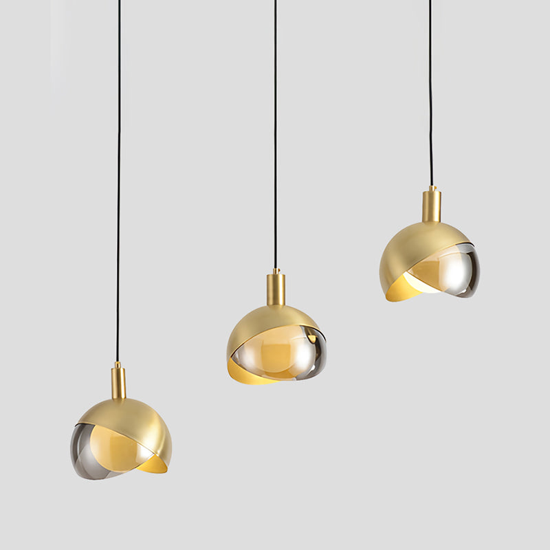 Metal Hanging Pendant Light Simple Style Suspension Pendant Light