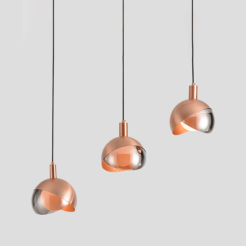 Metal Hanging Pendant Light Simple Style Suspension Pendant Light