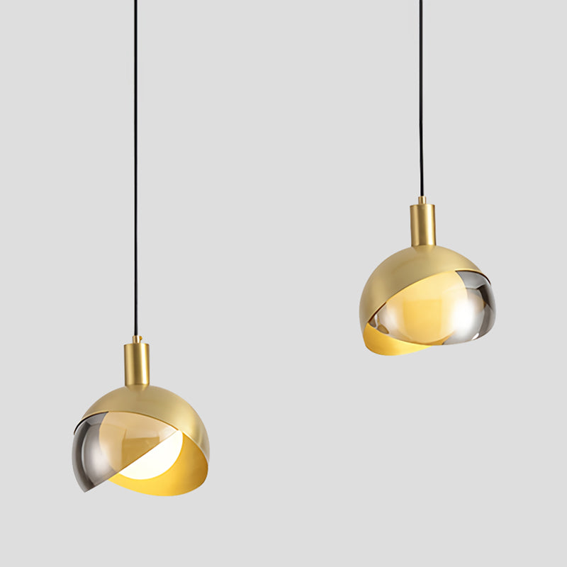 Metal Hanging Pendant Light Simple Style Suspension Pendant Light