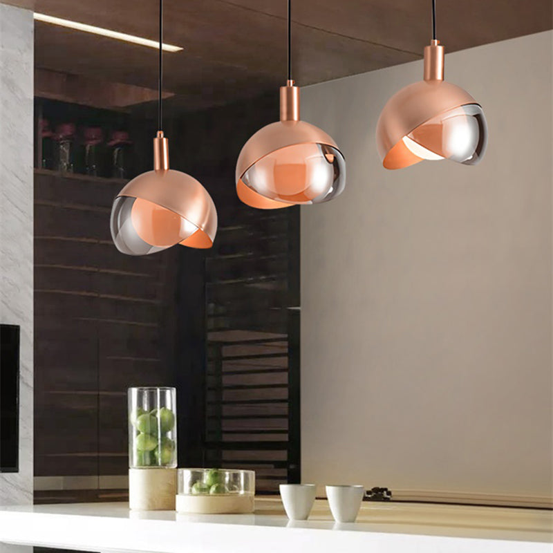 Metal Hanging Pendant Light Simple Style Suspension Pendant Light