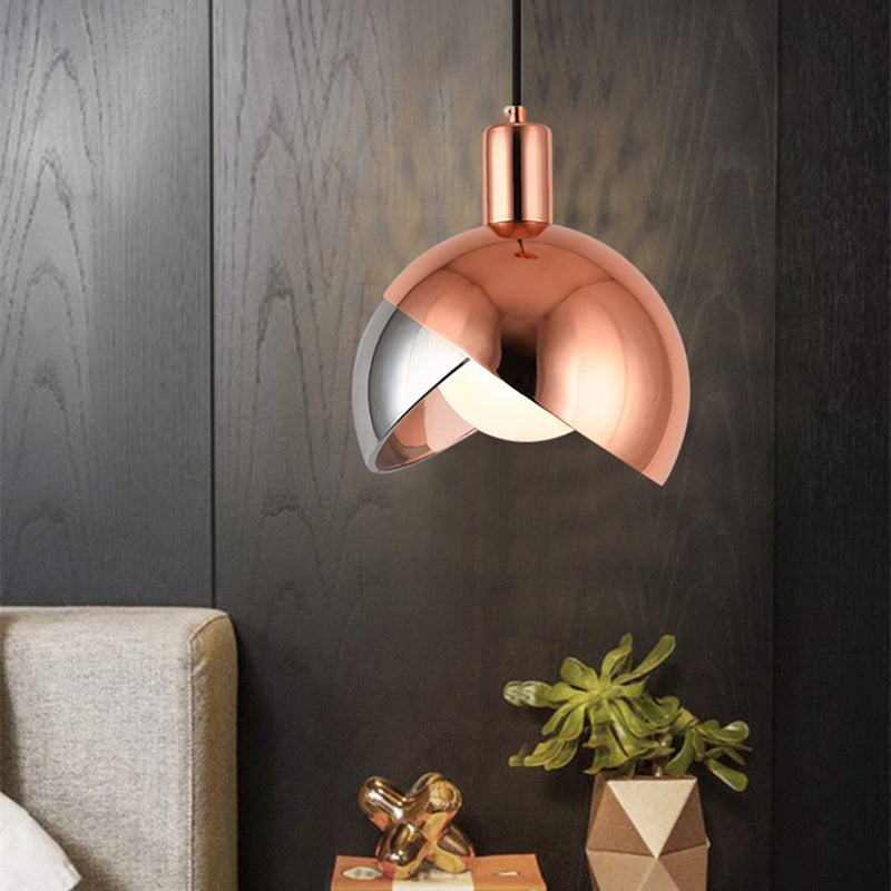 Metal Hanging Pendant Light Simple Style Suspension Pendant Light