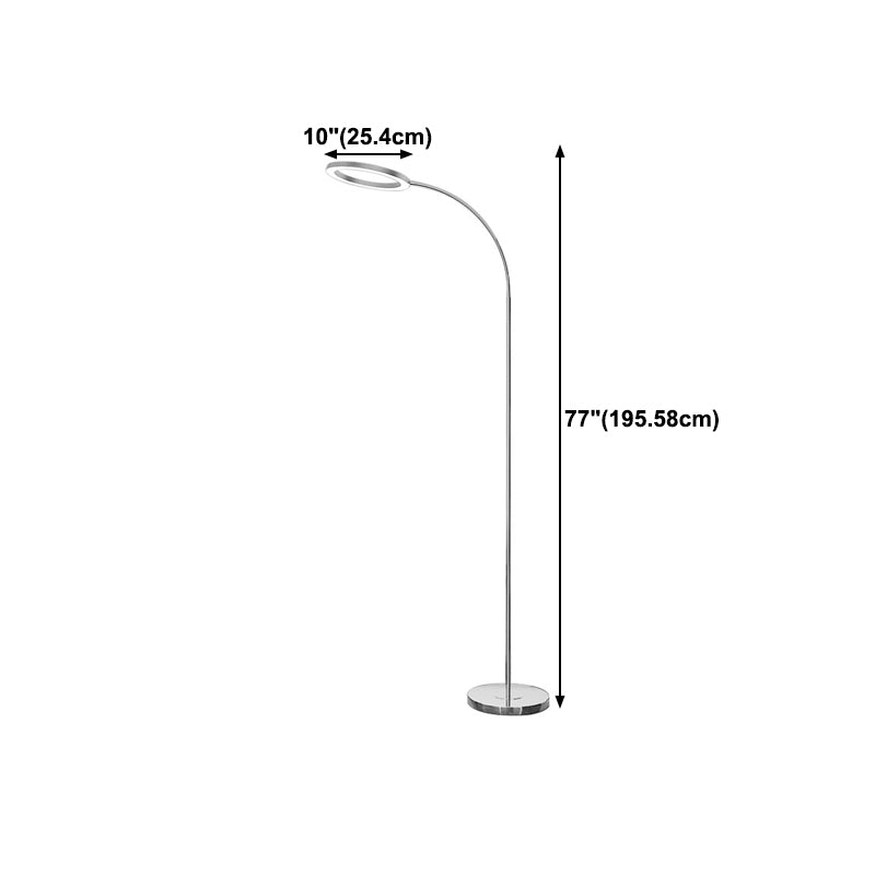 Bodenlicht moderner LED -Metallstehlampe für Wohnzimmer