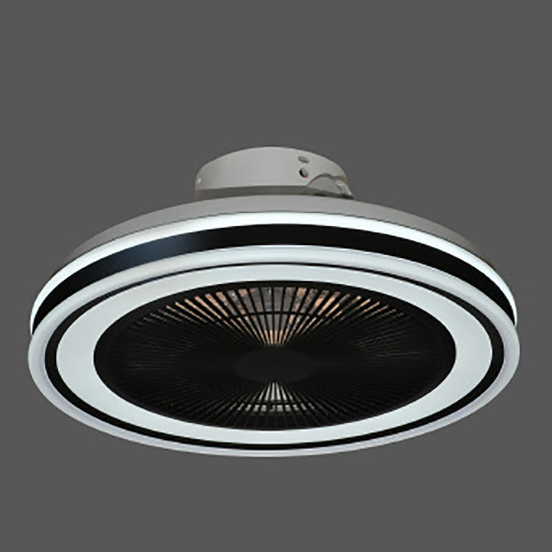 Modern Simple Ceiling Fan Lamp Circle Shape LED Ceiling Fan Light for Living Room