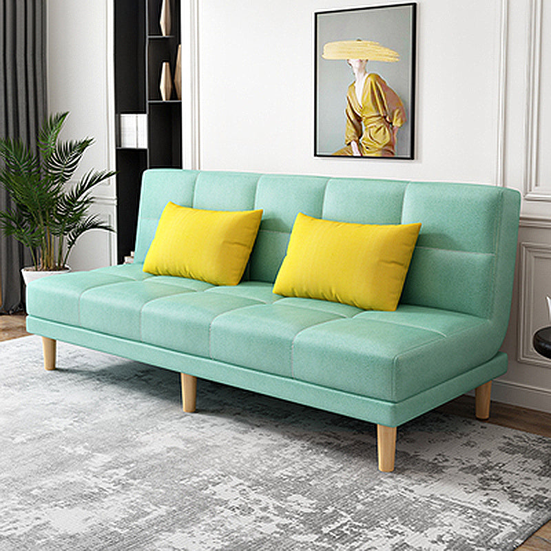 70.87" L √ó 26.77" W √ó 30.31" H Biscuit Back Sofa Foldable Armless Couch