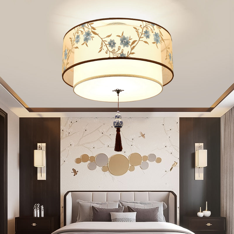 Creative Geometric Ceiling Fixture Contemporary Clothing Flush Mount Light