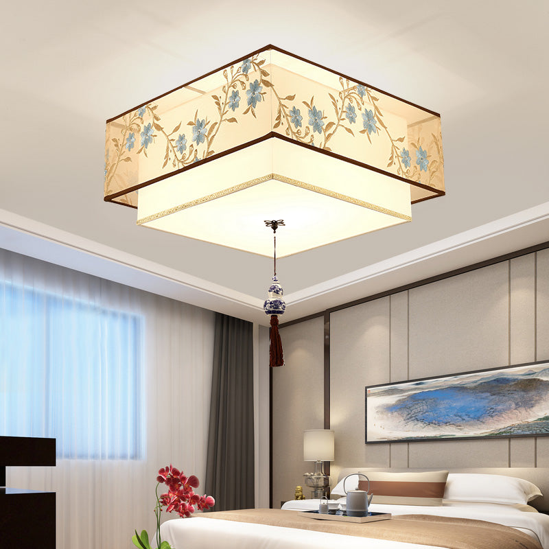 Creative Geometric Ceiling Fixture Contemporary Clothing Flush Mount Light