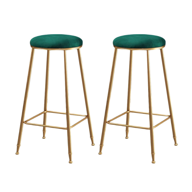 Minimalist Design Stackable Stools for Home Use Backless Barstool with Cushion