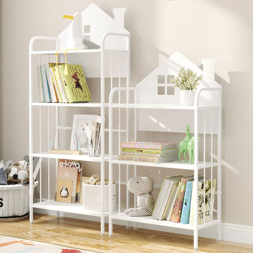 Open Back Bookshelf Scandinavian Style Bookcase for Home Study Room