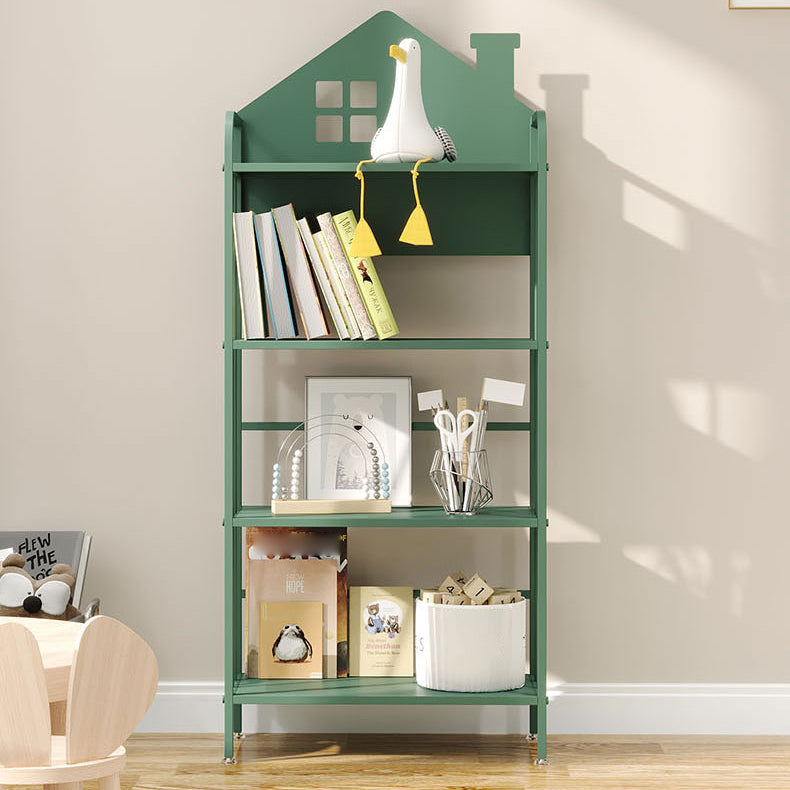 Open Back Bookshelf Scandinavian Style Bookcase for Home Study Room