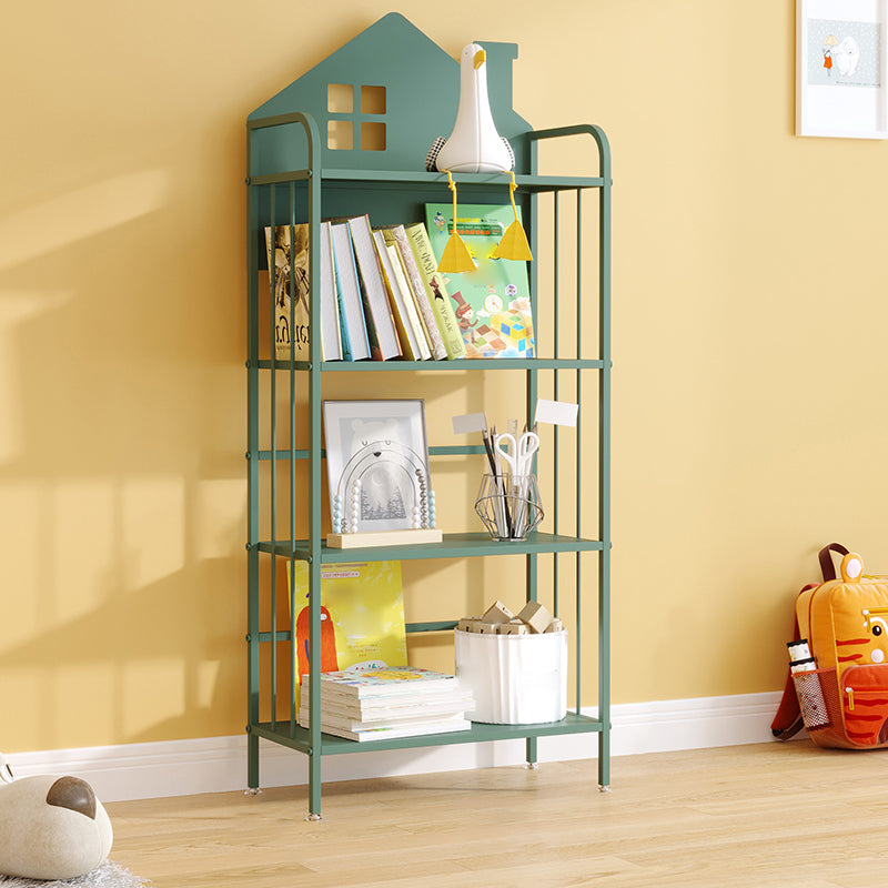 Open Back Bookshelf Scandinavian Style Bookcase for Home Study Room