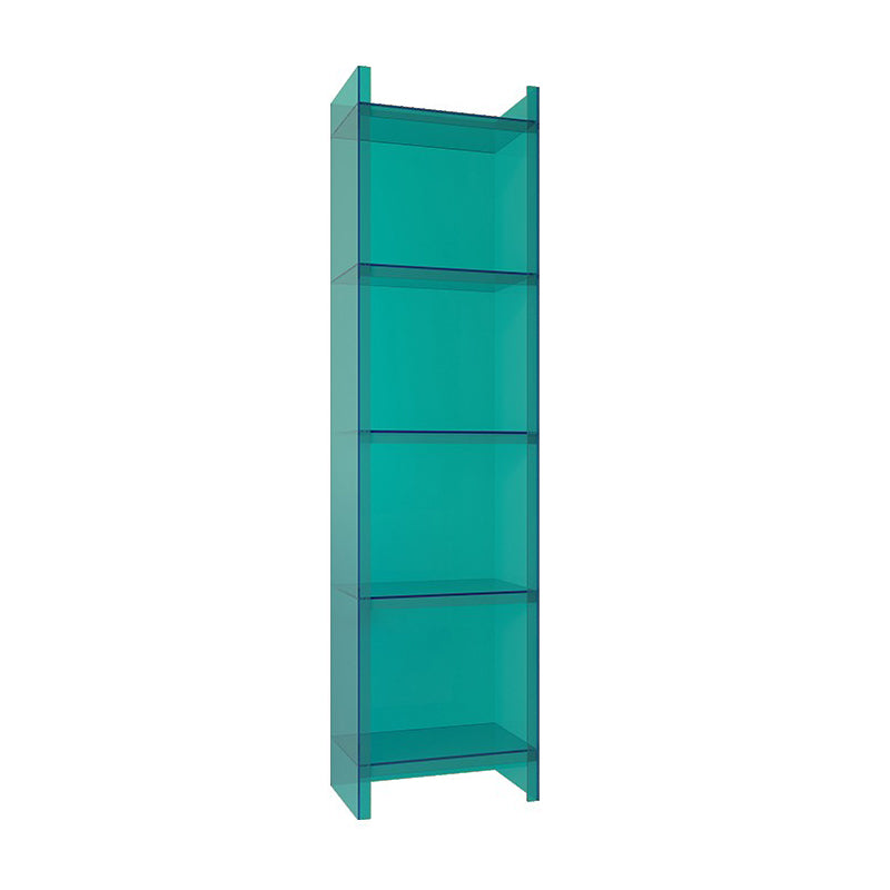 Closed Back Bookcase Scandinavian Style Bookshelf for Home Office Study Room